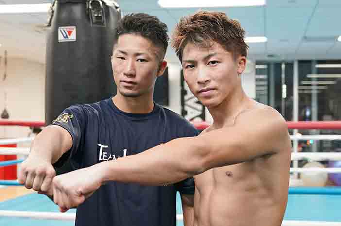 Takuma Inoue y Naoya Inoue (Foto: Naoki Fukuda)