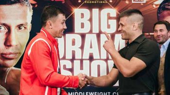 Golovkin vs Derevyanchenko (Amanda Westcott / DAZN)