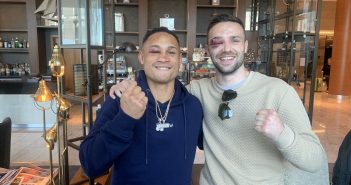 Josh Taylor se impone a Regis Prograis Prograis y Taylor tras el combate