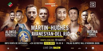 AZN- Cartel velada Matchroom Boxing Barcelona