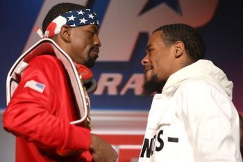 Jamel Herring y Lamont Roach Jr. (Foto: Mikey Williams/ Top Rank)