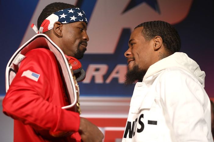 Jamel Herring y Lamont Roach Jr. (Foto: Mikey Williams/ Top Rank)