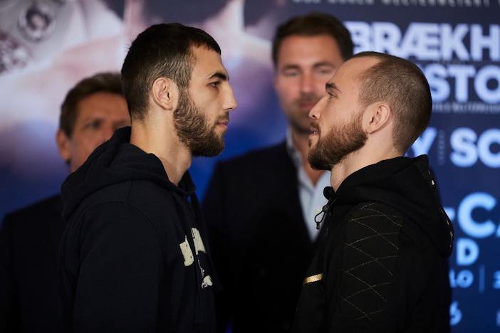 Besputin vs Butaev (Mark Robinson/Matchroom Boxing)