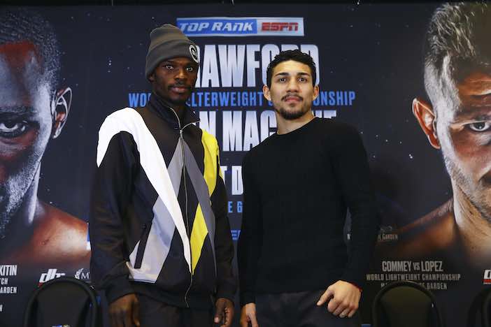Ricchard Commey vs Teófimo López (Fotos: Mikey Williams/ Top Rank)