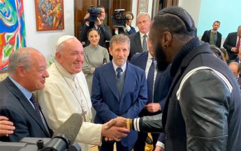 El Papa con Deontay Wilder (CMB)