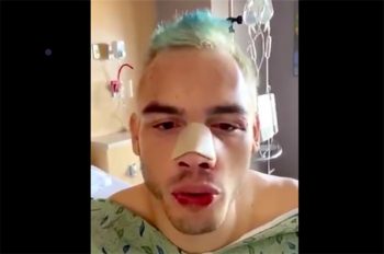 Julio César Chávez Jr. en el hospital