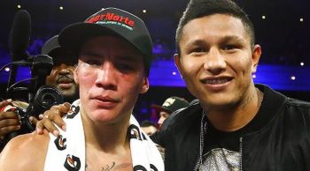 Óscar Valdez y Miguel Berchelt