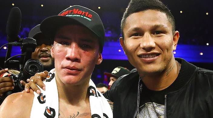 Óscar Valdez y Miguel Berchelt