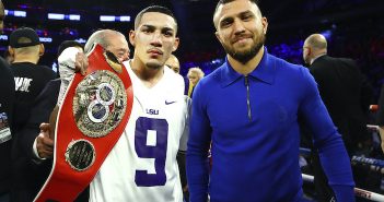 Teofirmo Lopez y Vasyl Lomachenko | Solo Boxeo Teófirmo López y Vasyl Lomachenko (Mikey Williams/ Top Rank)