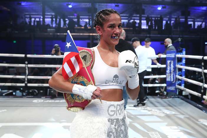 Amanda Serrano (Fotos por Ed Mulholland / Matchroom Boxing)