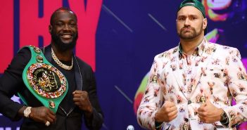 Activarán cláusula de trilogía en Fury-Wilder y Andy Ruiz podría ir por título alternativo AMB Deontay Wilder vs Tyson Fury II (Mikey Williams/Top Rank)