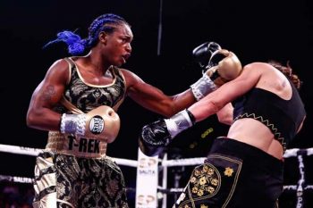 Claressa Shields vs Ivana Habazin (Foto: Stephanie Trapp / SHOWTIME)