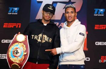 Shakur Stevenson vs Miguel Marriaga (Mikey Williams/Top Rank)