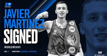 La superestrella Javier Martínez, firmó un contrato profesional con Top Rank Javier Martínez Top Rank