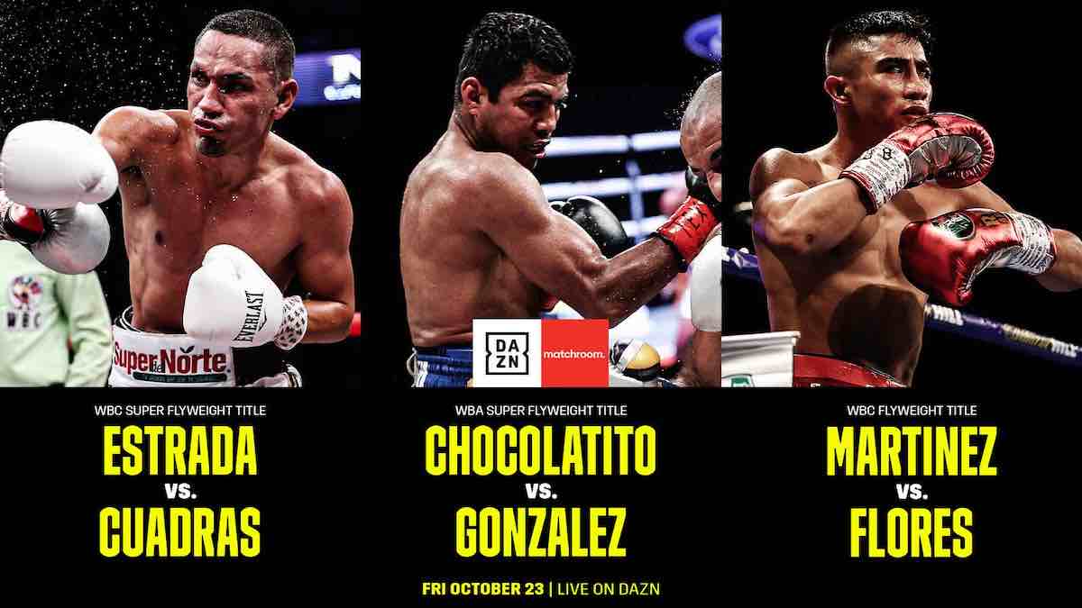 Estrada, Chocolatito y J.C. Martínez encabezan velada