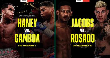 Devin Haney vs Yuriorkis Gamboa y Daniel Jacobs vs Gabriel Rosado en DAZN Haney vs Gamboa - Jacobs vs Rosado