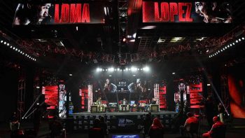 Lomachenko vs López (Mikey Williams / Top Rank)