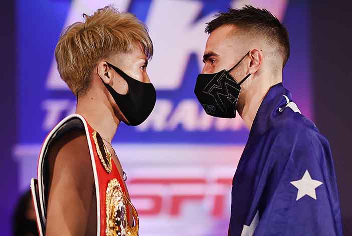 "Monster" Inoue vs. "Mayhem" Moloney (Mikey Williams / Top Rank )