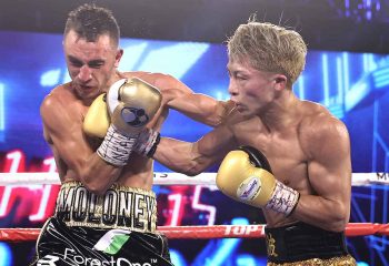 Jason Moloney vs. Naoya Inoue (Fotos: Mikey Williams/Top Rank)