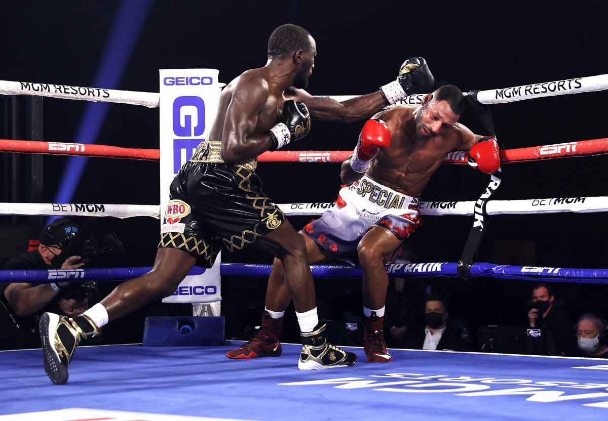 Terence Crawford vs Kell Brook (Mikey Williams / Top Rank vía Getty)Images)