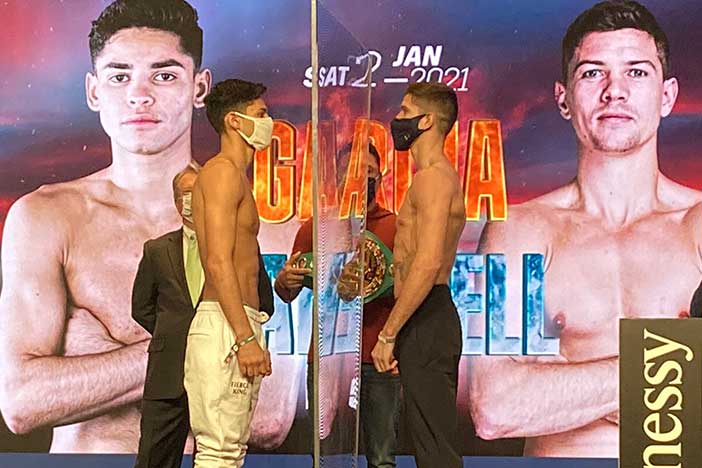 Pesaje Ryan García vs Luke Campbell