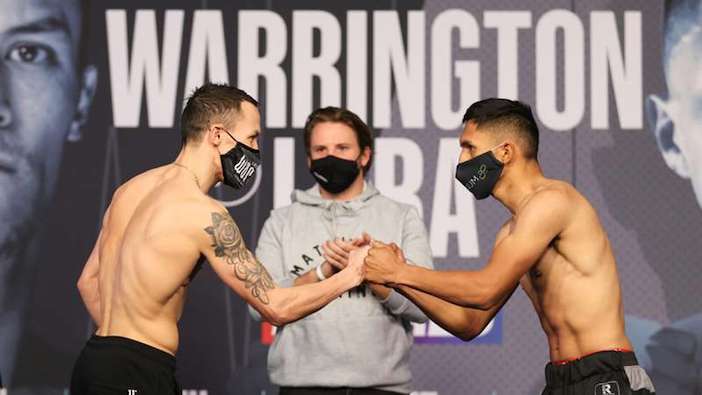 Josh Warrington vs. Mauricio Lara (Mark Robinson/Matchroom)