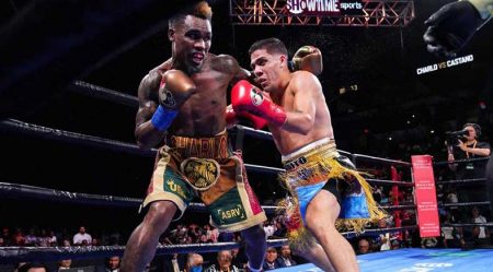 Jermell Charlo y Brian-Castaño empatan (Premier Boxing Champions)