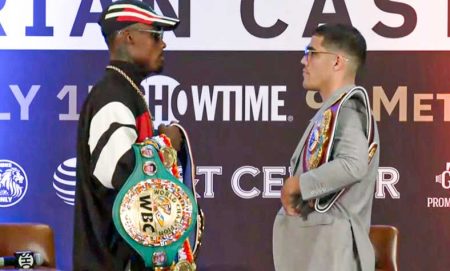 Jermell Charlo vs. Brian Castaño en conferencia