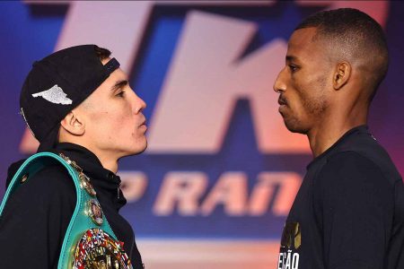 Oscar Valdez y Robson Conceicao