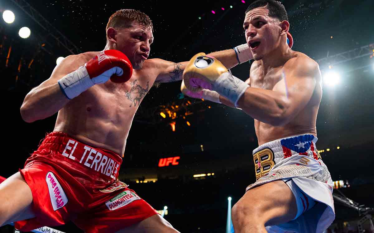 Edgar Berlanga vs Marcelo Esteban Coceres (Fotos cortesía de Ryan Hafey/Premier Boxing Champions)