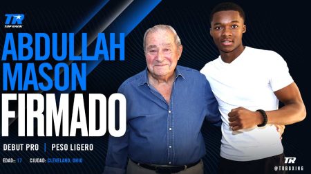 Bob Arum y Abdullah Mason