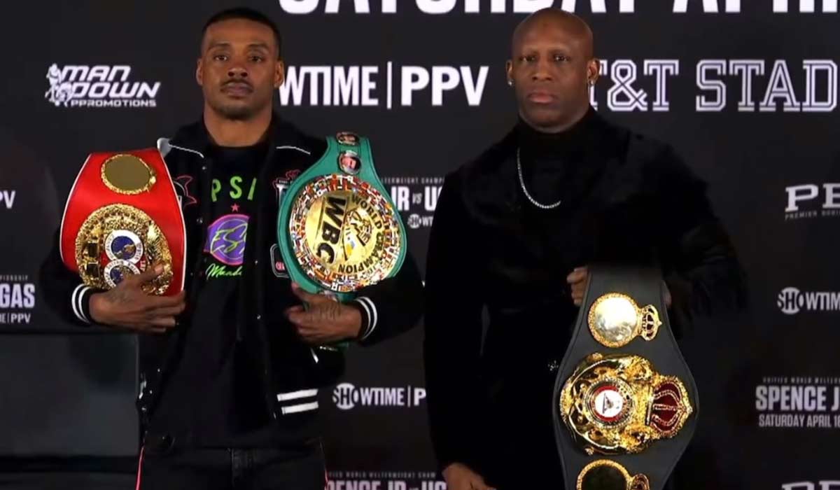 Errol Spence y Yordenis Ugás