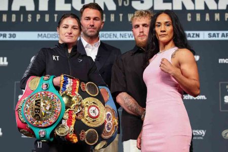 Katie Taylor y Amanda Serrano