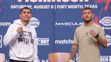 Vergil Ortiz Jr. y Michael McKinson (