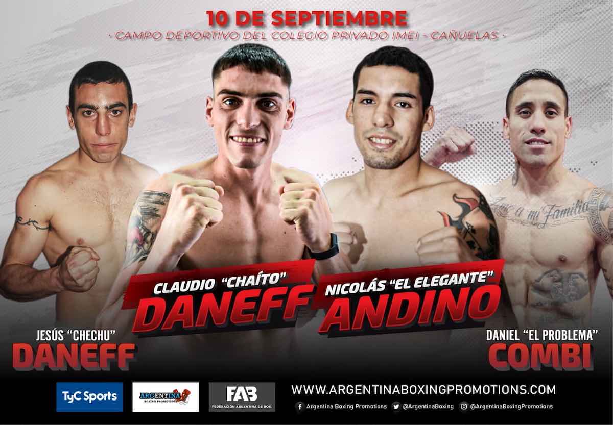 Claudio Daneff ante Nicolás Andino