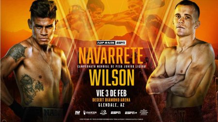 Emanuel Navarrete vs. Liam Wilson