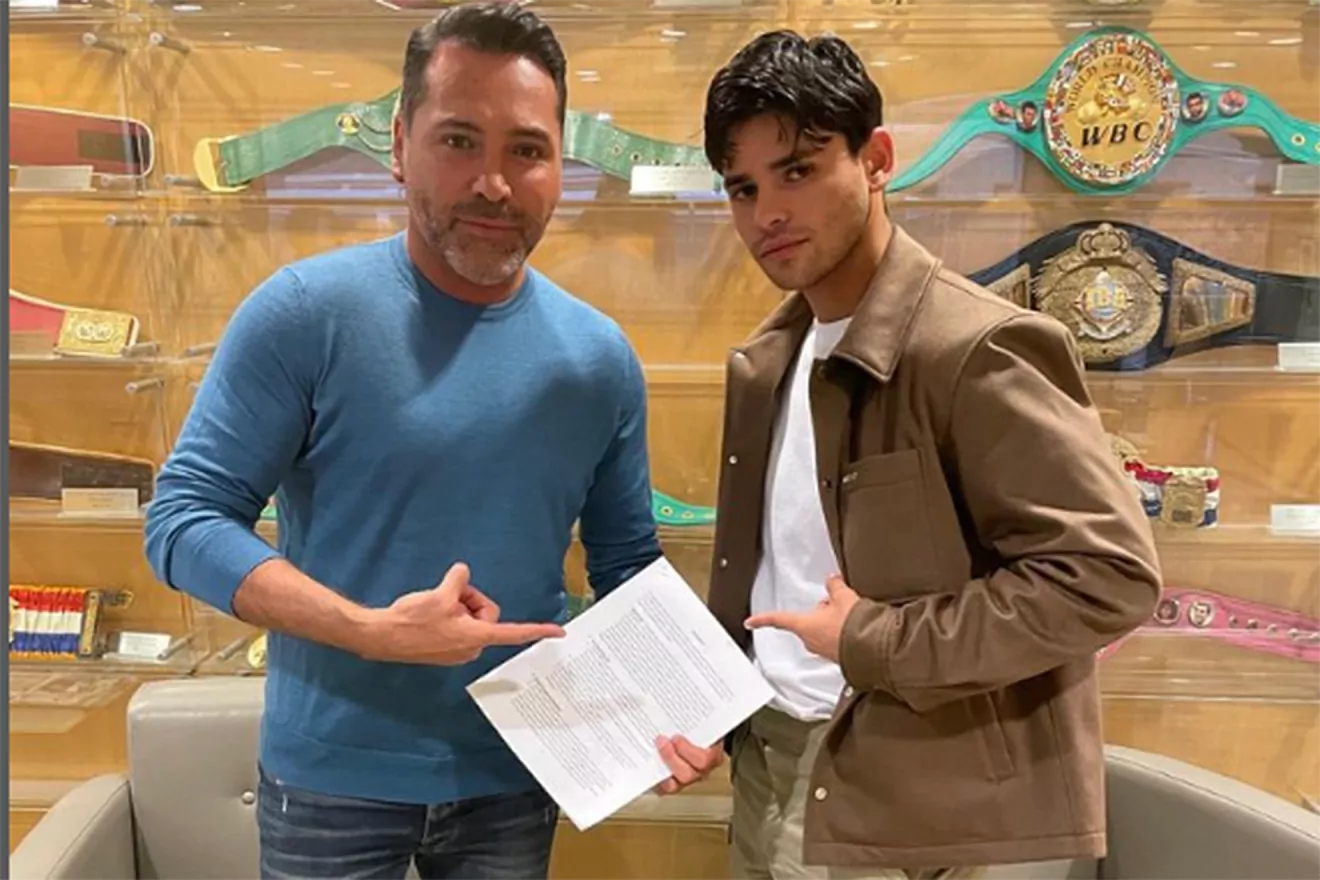 De la Hoya y Ryan García