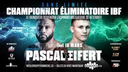Jean Pascal vs Michael Eifert
