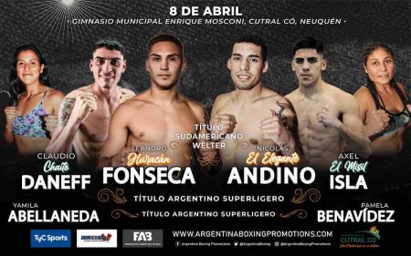 Fonseca-Andino, Daneff-Isla, Abellaneda-Benavídez