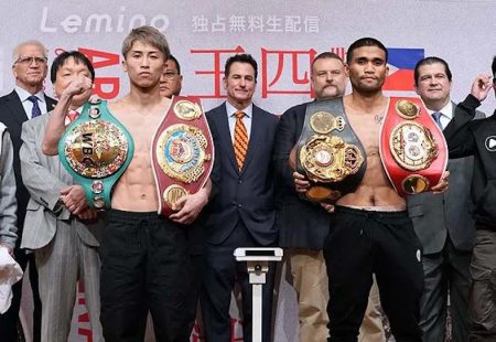 Naoya Inoue y Marlon Tapales