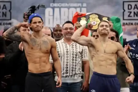 Ryan García y Óscar Duarte