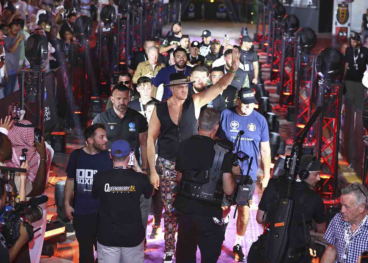 Tyson Fury llegada