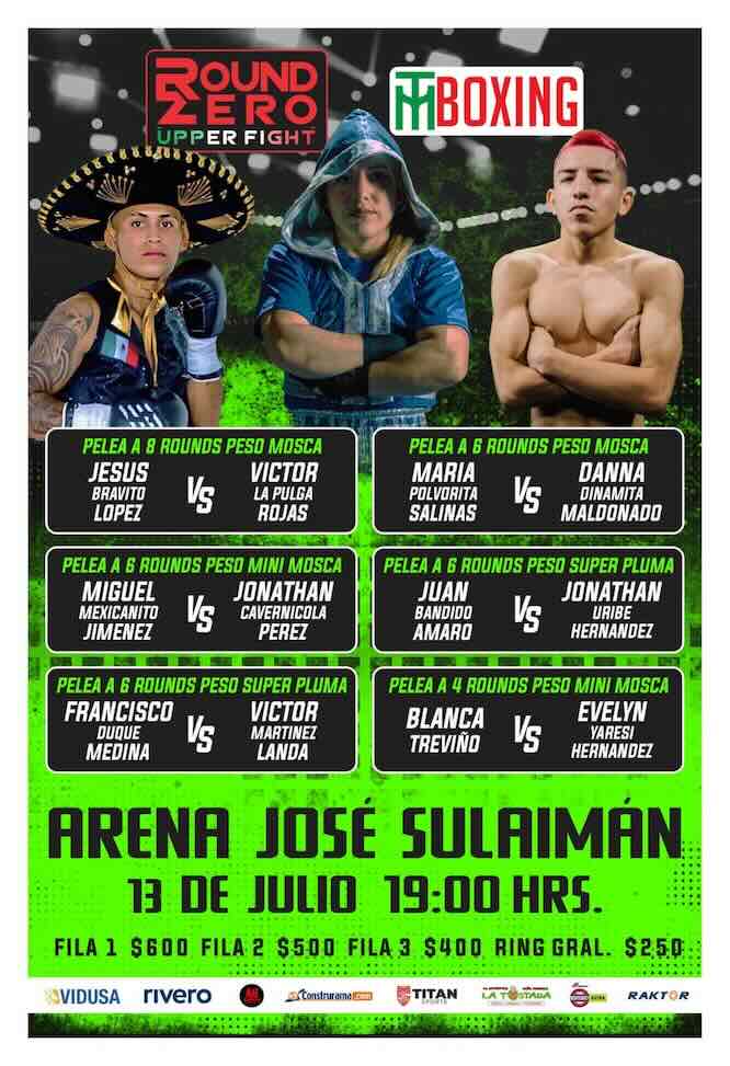 Cartelera  “Bravito” López vs “Pulga” Rojas 