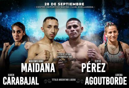 Maidana vs. Pérez y Carabajal vs.Agoutborde
