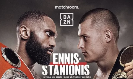 Jaron Ennis y Eimantas Stanionis