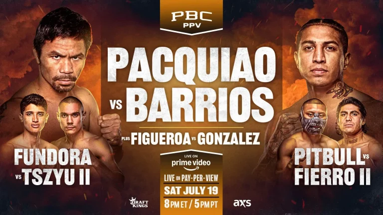 Pacquiao vs. BArrio - Fundora Tszyu II
