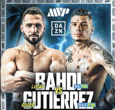 Lucas Bahdi vs. Roger Gutiérrez