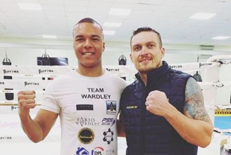 fabio-wardley-oleksandr-usyk Usyk y Wardley (Sky Sports)