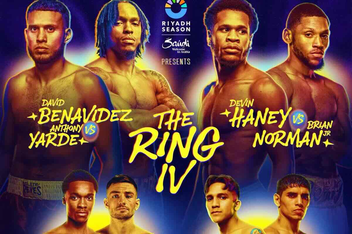 Cartelera David Benavidez vs Anthony Yarde Cartelera David Benavidez vs Anthony Yarde