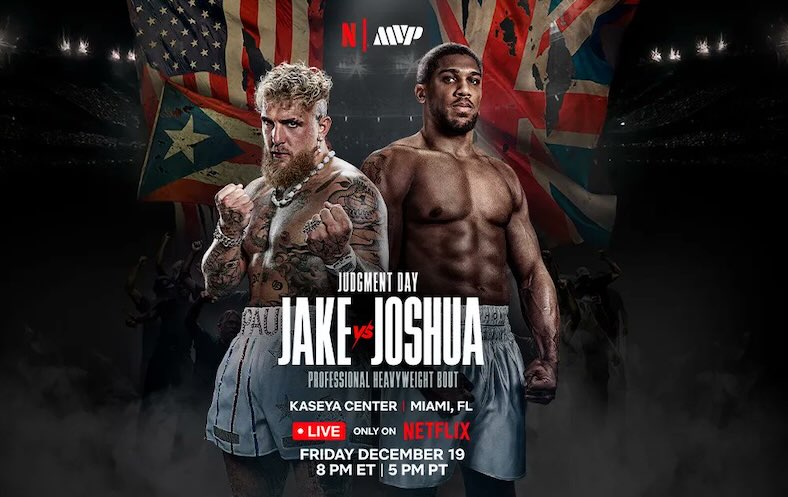 Jake Paul Vs Anthony Joshua